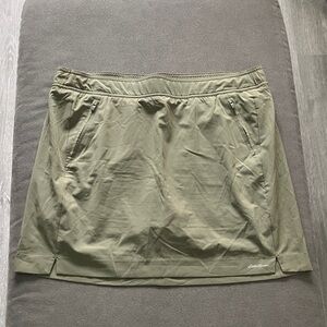 Eddie Bauer Athletic Olive Green Skort